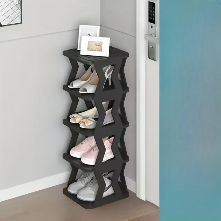 Shoe Rack High Quality - Unique X shaped Shoe Rack 5 floors - 5 Tier Shoe Rack - Without Box