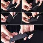 CardSharp Folding Credit Card Knife by Iain Sinclair – Ultra Slim, Lightweight, Surgical Steel Blade, Pocket-Sized, Wallet-Friendly Safety Knife for Everyday Carry | Credit Card Shape Knife |