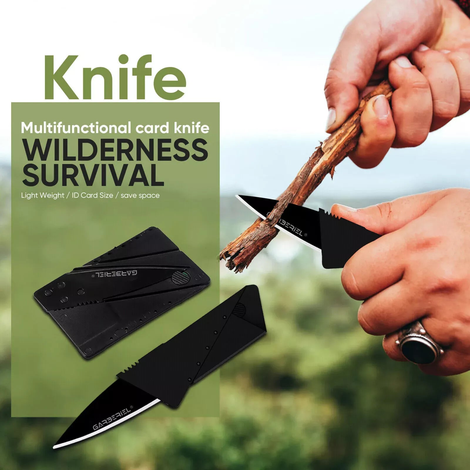 CardSharp Folding Credit Card Knife by Iain Sinclair – Ultra Slim, Lightweight, Surgical Steel Blade, Pocket-Sized, Wallet-Friendly Safety Knife for Everyday Carry | Credit Card Shape Knife |