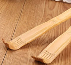 2 Pcs Wooden Back Scratcher &amp; Massage Stick – Long Handle Backscratching Sticks with Roller for Itch Relief &amp; Body Relaxation