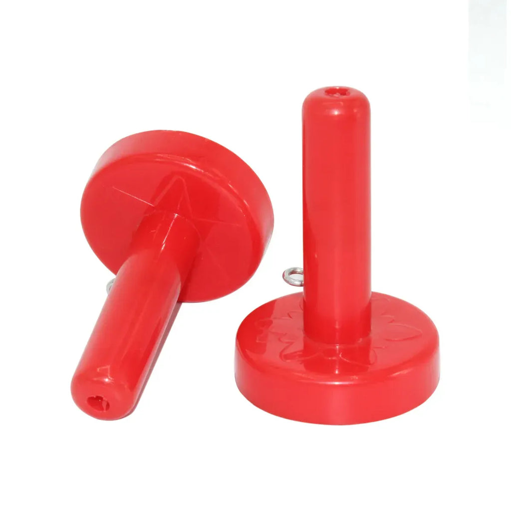 Pack of 2 Shami Kabab Makers – High-Quality Plastic Saancha for Shami Kabab &amp; Tikki – Multicolor with White Inner