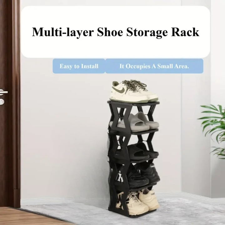 Shoe Rack High Quality - Unique X shaped Shoe Rack 5 floors - 5 Tier Shoe Rack - Without Box