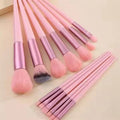 13 Pieces Soft Fluffy Makeup Brush Set - Cosmetics Brush Set - Makeup Brush Kit - Blush and Powder Brushes - Makeup Brushes for Foundation - Pink Color - Without Box