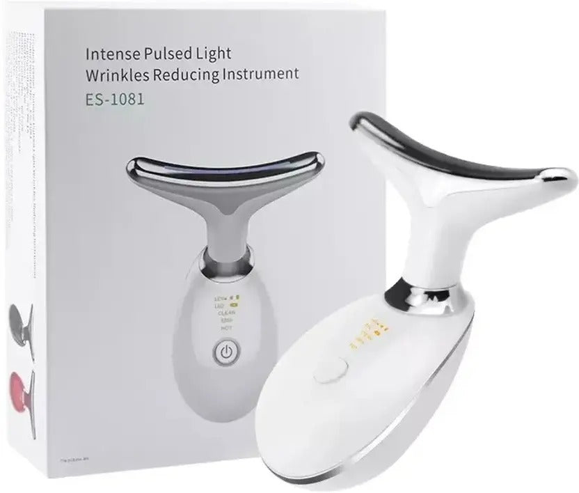 ES-1081 Massager Intense Pulsed Light Wrinkles Reducing Instrument - ESX - Anti Ageing &amp; Reduces Puffiness | Face Massager For Fine Line &amp; Wrinkles - Random Color
