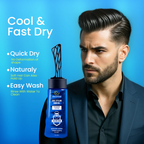 ECRIN Cool Styling Hair Gel with Active Collagen | Strong Hold, No Flakes, Nourishing Formula for All Hair Types, Daily Use Gel with Refreshing Cool Effect - With Comb (280ml)