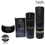 Toppik Hair Building Fiber ( 27.5g ) Pack of 4 Complete Kit – Toppik Hair Fiber +  Applicator + Holding Spray + Comb