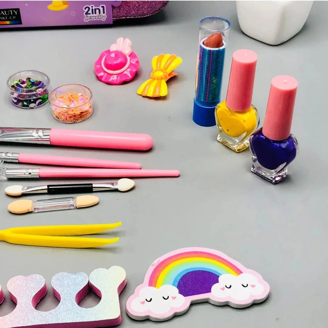 2 in 1 Beauty Makeup Bag for Kids