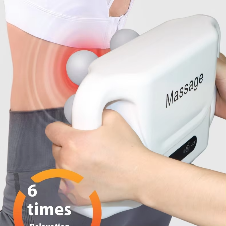 6 Head Deep Tissue Massage Gun – Muscle Relaxation &amp; Pain Relief Therapy Tool-Muscle Therapy Tool- Head Massager