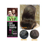 5-in-1 Hair Colour Shampoo Brown – Natural Ammonia-Free Hair Dye for Hair, Beard, Moustache &amp; Body Hair (180ml)