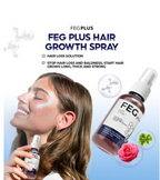 FEG PLUS Beard & Hair Growth Serum Spray Powered by Nature for Visible Results | Best Quality Hair Growth Spray - Hair Serum - 60ml