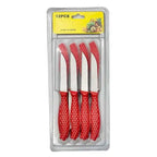 12Pcs Mini Stainless Steel Knife Set – Compact 14.5cm Carbon Steel Knives for Daily Cutting &amp; Chopping (Random color)