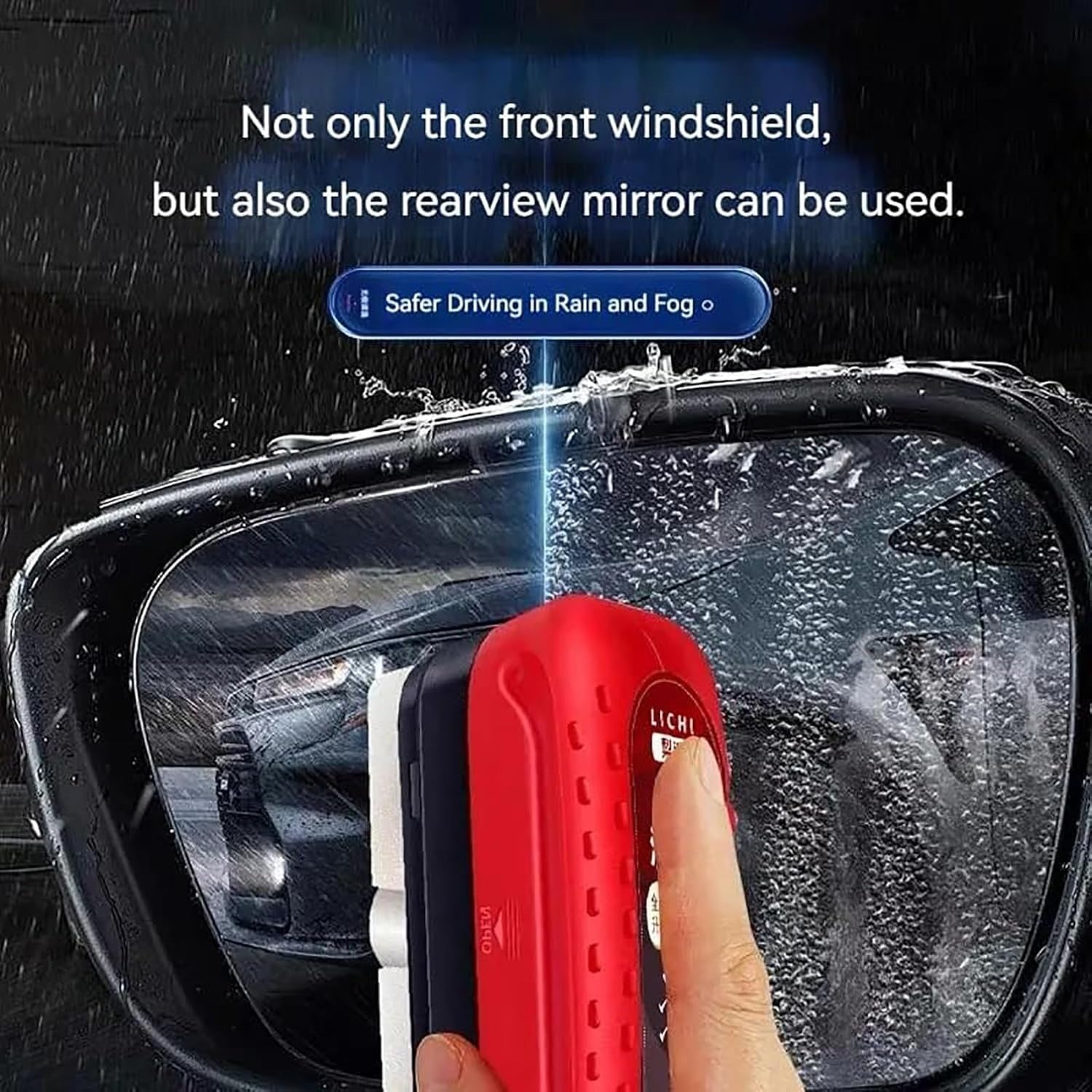 Universal Glass Cleaner,clear Vision Car Glass Oil Film Cleaner Brush For Windshield | Bottle also  Included