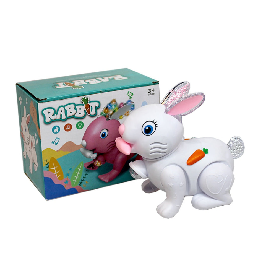 Electric Rabbit Toy for Kids – Light &amp; Sound, Educational &amp; Musical Play