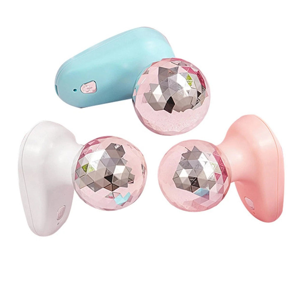Pack Of 01 - Mini Massager – USB Rechargeable Handheld Device with 6 Vibration Levels for Muscle Relief &amp; Relaxation Random Colors