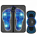 EMS Foot Massager Mat Electric USB Charging Smart Display Tens Acupuncture Feet Cushion Blood Circulation Pad Health Care Home (Without Box)