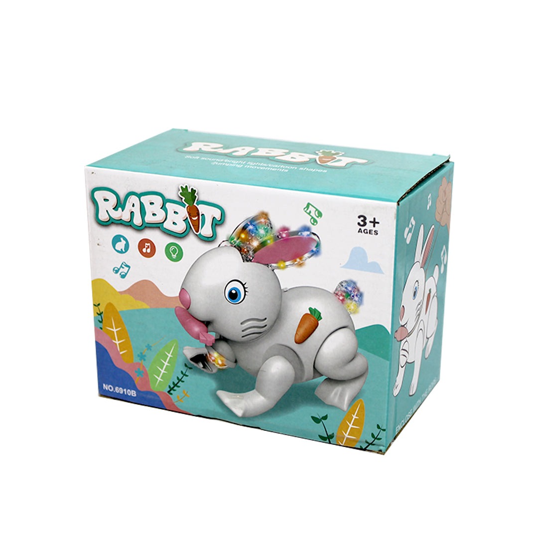 Electric Rabbit Toy for Kids – Light &amp; Sound, Educational &amp; Musical Play