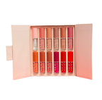 Mocallure 12-Piece High Pigment Lip Gloss Set | Rich &amp; Vibrant Shades – Pink, Red, Peach, Nude &amp; Maroon | Smooth Liquid Texture, Long-Lasting Shine for Any Occasion