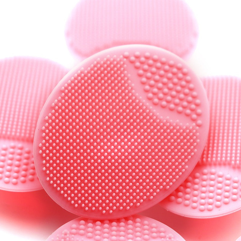 Soft Silicone Face Cleansing Brush Pad – Gentle Facial Washing &amp; Exfoliating Massage Tool for Deep Pore Cleansing | Blackhead Removal &amp; Skin Care | Soft Silicone Face Massager - (Random Colors)