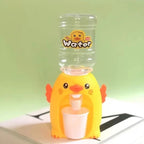 Mini Duck Water Dispenser Toy Drinking Fountain – Cute Yellow Duck Design with Realistic Water Flow, Eco-Friendly ABS Material, Battery Operated Kids Pretend Play Toy Gift with Cups for Boys and Girls, Age 3+