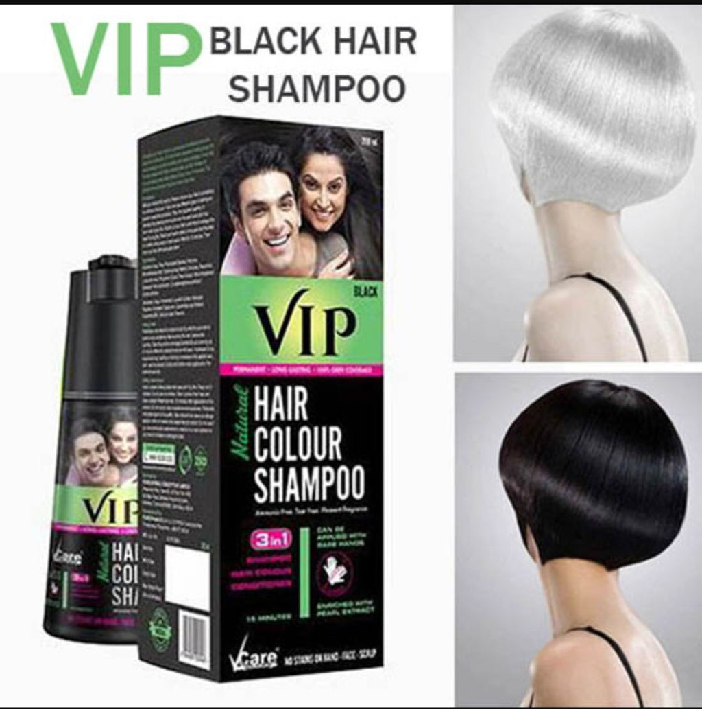 5-in-1 Hair Colour Shampoo Brown – Natural Ammonia-Free Hair Dye for Hair, Beard, Moustache &amp; Body Hair (180ml)