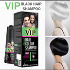 5-in-1 Hair Colour Shampoo Brown – Natural Ammonia-Free Hair Dye for Hair, Beard, Moustache &amp; Body Hair (180ml)