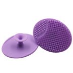 Soft Silicone Face Cleansing Brush Pad – Gentle Facial Washing &amp; Exfoliating Massage Tool for Deep Pore Cleansing | Blackhead Removal &amp; Skin Care | Soft Silicone Face Massager - (Random Colors)