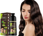 Light Brown Hair Color Shampoo – Quick &amp; Easy Gray Coverage, 200ml Natural-Looking Dye