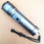 Tactical LED Flashlight Kit SP-38-1 – Rechargeable High Power Torch with 3x18650 Batteries &amp; Portable Hard Case (Range 1.5km)