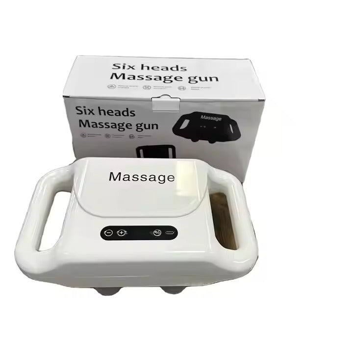 6 Head Deep Tissue Massage Gun – Muscle Relaxation &amp; Pain Relief Therapy Tool-Muscle Therapy Tool- Head Massager