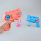 Children’s Handheld Porous Electric Bubble Gun with Lights &amp; Music – Automatic Mess-Free Bubble Blower with Bottle Fix System for Indoor/Outdoor Play, Pool Parties, Birthdays &amp; Special Events (Random Color)