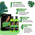 Lichen Professional Hair Color Gel – 500ML – Rich, Long-Lasting Black &amp; Dark Brown Shades – Made in China