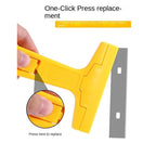 Heavy-Duty Razor Blade Scraper Tool for Removing Labels, Stickers, Caulk, Adhesive &amp; Paint – Multipurpose Cleaning Tool for Glass, Tiles &amp; Smooth Surfaces | Wall Scraper |Scraper With Blade | 