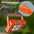 Outdoor Portable LED Solar Floodlight – Rechargeable 500W Spotlight Lantern for Camping, Emergency &amp; Search Lighting