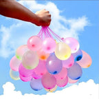 Self-Sealing Water Balloons – 111 Pcs | Automatic Fill &amp; Tie Magic Balloons with Universal Tap Adapter | Multicolored for Holi &amp; Summer Fun