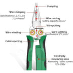 8-in-1 Wire Stripper &amp; Voltage Tester – Multi-Purpose Electrical Tool for Professionals