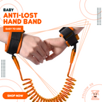 Baby Anti-Lost Wrist Strap Safety Harness for Toddlers &amp; Kids – Adjustable Hand Link with 360° Rotation