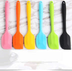 Silicone Spatula 8-Inch – Heat Resistant, Non-Stick Flexible Rubber Scraper Spoon for Kitchen Use