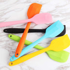 Silicone Spatula 8-Inch – Heat Resistant, Non-Stick Flexible Rubber Scraper Spoon for Kitchen Use