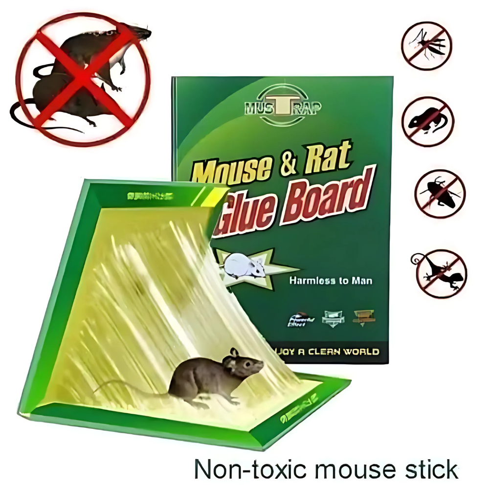 Mouse Glue Trap – Strong Adhesive Rat Glue Board &amp; Rodent Catcher Mat ( Pack of 5 )