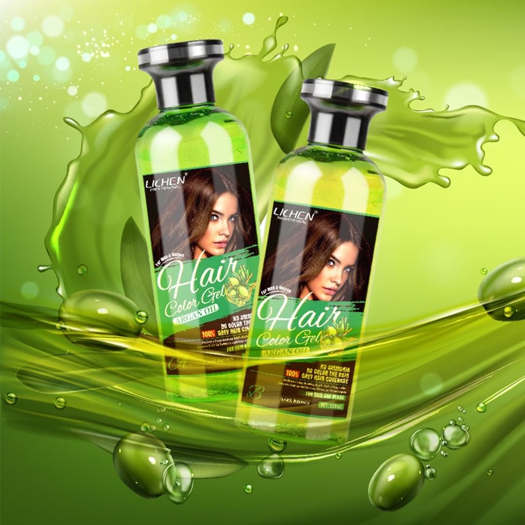 Hair Color Gel – Long-Lasting Natural Hair Dye with Smooth Coverage &amp; Shine 250 ml