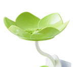Lotus Flower Wall-Mounted Soap Holder – Self-Draining Bathroom &amp; Kitchen Organizer