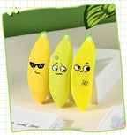 Banana Shaped Correction Tape – Fun &amp; Portable Eraser Tool for Paper, Labels, and More – 14cm