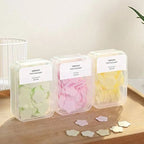 Pack of 2 Portable Disposable Soap Tablets – 50 Sheets per Box, Travel-Friendly Soap Paper (Random Color)