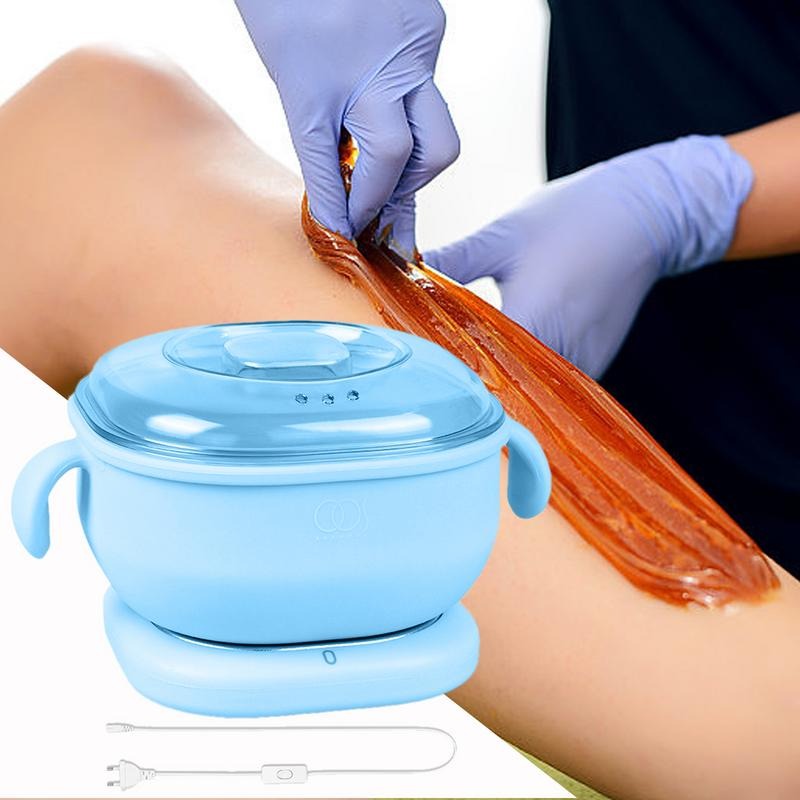 Portable Foldable 400ML Silicone Wax Warmer – Travel-Friendly Hair Removal Heater for Body &amp; Spa Use |Random Color