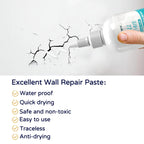 Wall Repair Paste 200gm – White Waterproof Crack Filler With Scraper, Wall Putty &amp; Hole Mending Agent for Damaged Walls and Joints