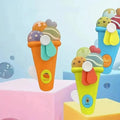 Handheld Ice Cream Cone Toy Fan for Kids – Cute Cartoon Design, Safe Soft Blades, Portable Mini Fan for Summer Play &amp; Cooling (Random Color)