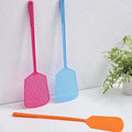 Pack of 6 Telescopic Stainless Steel Fly Swatter – Long Handle Mosquito Racket with Plastic Square Head (Radom Color)
