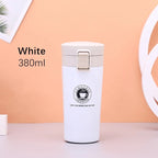 Hot &amp; Cold Stainless Steel Vacuum Flask – 380ml | Double Wall Insulated Water Bottle | Leakproof Coffee &amp; Tea Thermos Travel Mug (Random Color)
