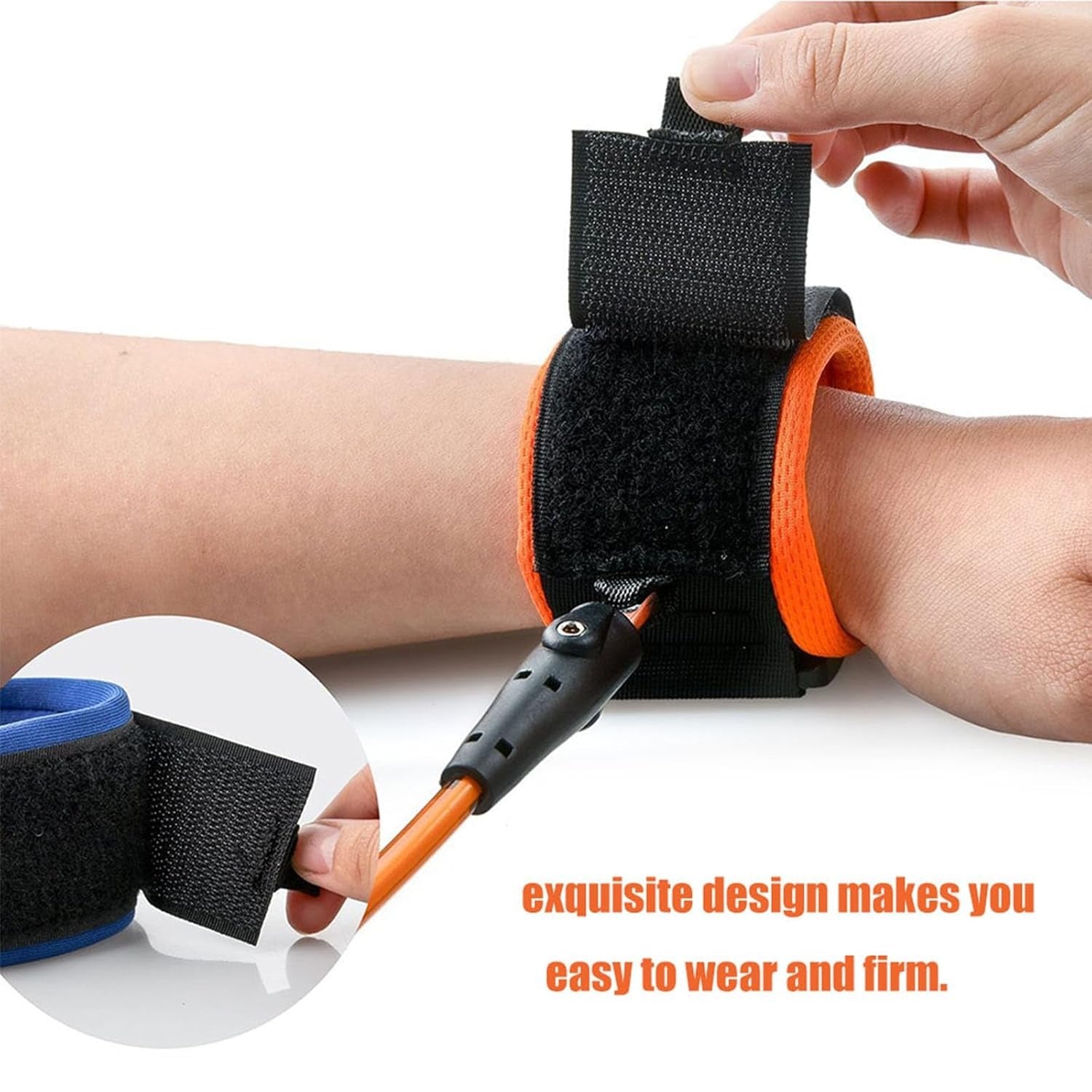 Baby Anti-Lost Wrist Strap Safety Harness for Toddlers &amp; Kids – Adjustable Hand Link with 360° Rotation