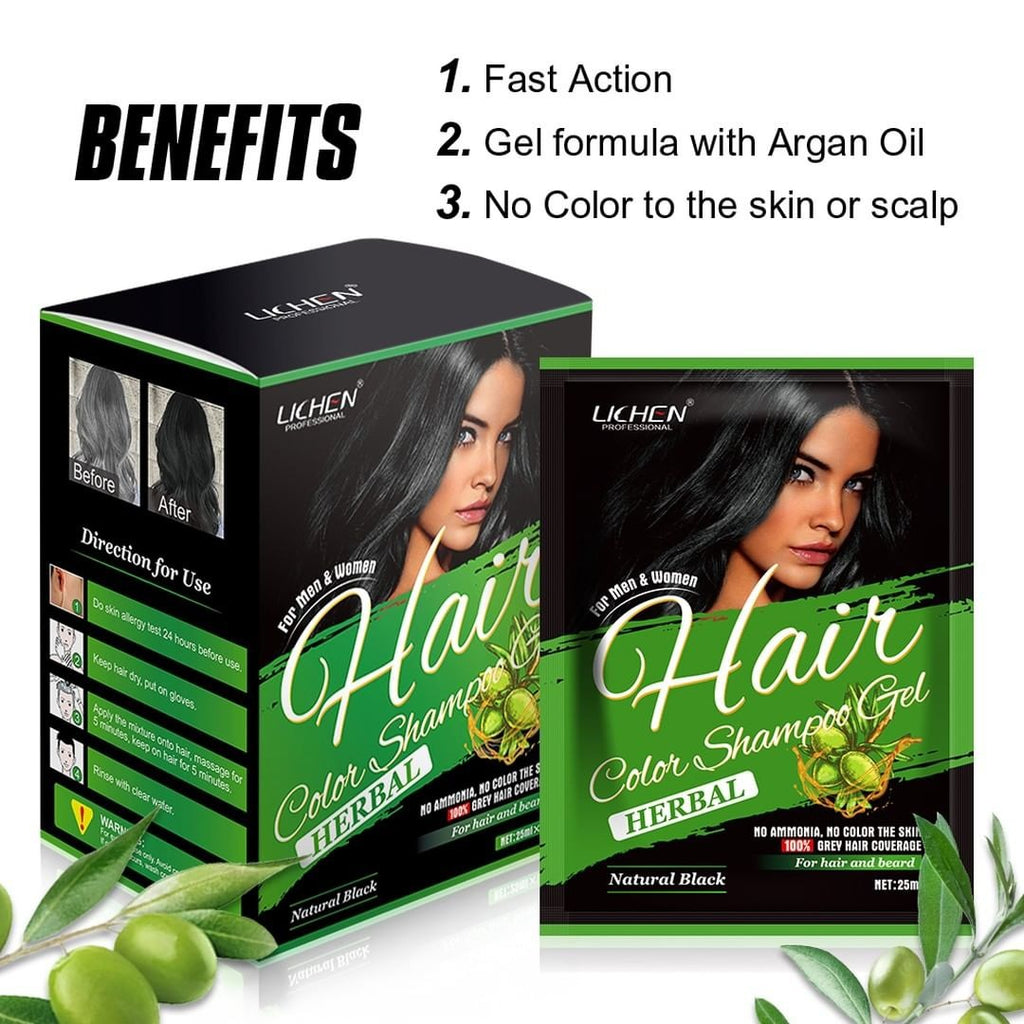 Hair Color Gel – Long-Lasting Natural Hair Dye with Smooth Coverage &amp; Shine 250 ml